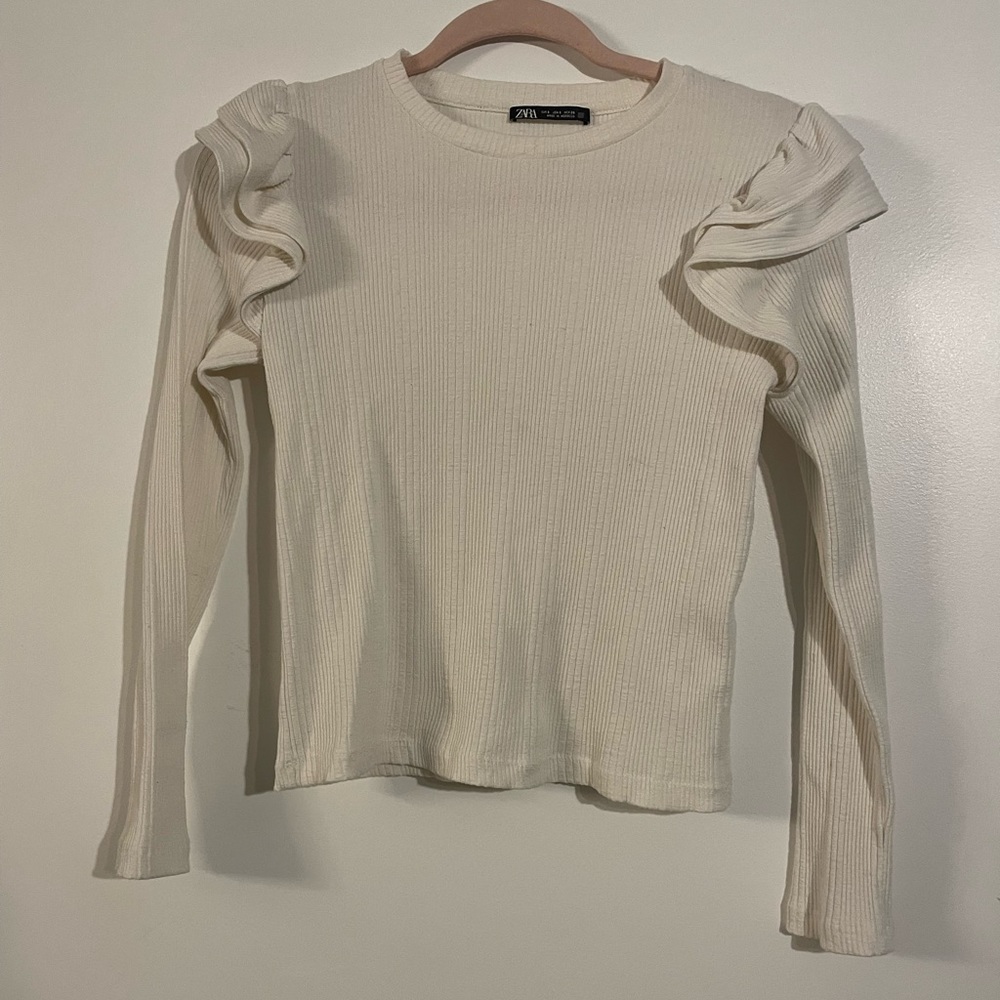ZARA Ruffle Top